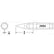 Hexacon J905X Conical Soldering Tip, 1/64"