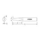 Hexacon HT153X 5/8 Semi- Chisel Soldering Tip