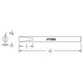 Hexacon HT195X Full Chisel Soldering Tip, 3/16"