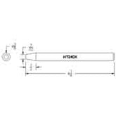 Hexacon HT240X Blunt-Conical Soldering Tip, 3/8"