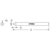 Hexacon HT251X Pyramid Soldering Tip, 3/16"