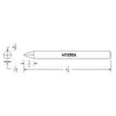 Hexacon HT255X 3/8" Pyramid Soldering Tip