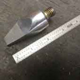 Hexacon HT271X Screw Semi Chisel Soldering Tip, 1"