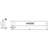 Hexacon HT323X Full-Chisel Soldering Tip, 1/2"