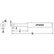 Hexacon HT324X Turned-Down Full-Chisel Soldering Tip, 1/4"