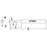 Hexacon HT356X Turned-Down Semi-Chisel Soldering Tip, 1/4"