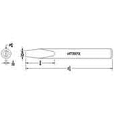 Hexacon HT397X Semi-Chisel Soldering Tip, 1/4"