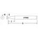 Hexacon HT418X Semi-Chisel Soldering Tip, 1/4"