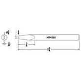 Hexacon HT426X Semi-Chisel Soldering Tip, 1/4"