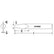 Hexacon HT444X Semi-Chisel Soldering Tip, 1/2"
