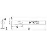 Hexacon HT470X Semi-Chisel Soldering Tip, 3/8"