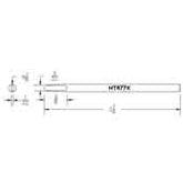 Hexacon HT477X 1/8" Semi-Chisel Soldering Tip