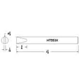 Hexacon HT553X Full Chisel Soldering Tip, 1/4"