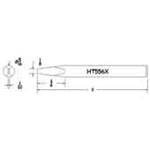 Hexacon HT556X Semi-Chisel Soldering Tip, 5/16"