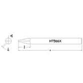 Hexacon HT566X Pyramid Soldering Tip, 3/8"