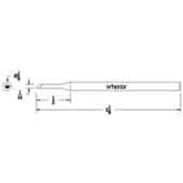 Hexacon HT693X Turned-Down 30° Bevel Soldering Tip, 1/8"