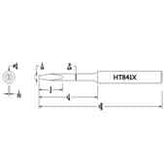 Hexacon HT841X Turned-Down Semi-Chisel Soldering Tip, 1/4"