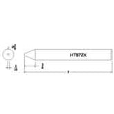 Hexacon HT872X 3/8" Sharp Conical Soldering Tip