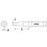 Hexacon J101X Conical Chisel Soldering Tip, 1/8"