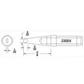 Hexacon J202X Conical Chisel Soldering Tip, 3/32"