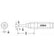 Hexacon J206X Turned Down Chisel Soldering Tip, 1/16"