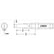 Hexacon J302X Semi Chisel Soldering Tip, 1/8"
