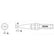 Hexacon J524X Semi Chisel Soldering Tip, 1/16"