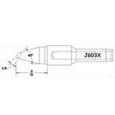 Hexacon J603X 1/8" Bevel Conical Soldering Tip for Therm-O-Trac Power Boost Stations