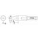 Hexacon J705X Full Chisel Soldering Tip, 1/8"