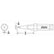 Hexacon J912X Conical Chisel Soldering Tip, 1/64"