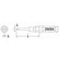 Hexacon J925X Turned-Down Full Chisel Soldering Tip, 1/16"