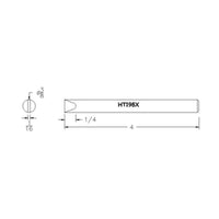 Hexacon HT198X Full Chisel Soldering Tip, 3/8"