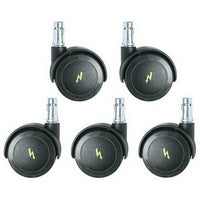Bevco IBCS-ESD Dual Wheel Intervel Braking Caster, Set of 5