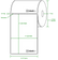 Identco TTL2P-1 Perforated Thermal Transfer Paper Packaging Label, 2.0x1.0, 5500/Roll 