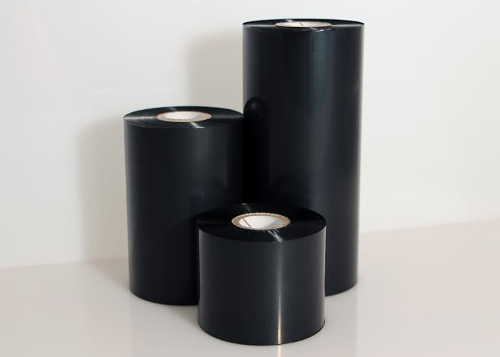 Identco High Perfomance Black Resin Ribbon, 4.33" X 242"
