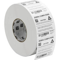IDENTCO 10008517 Zebra Barcode Label, 4.000W X 4.000L, 1520/Roll