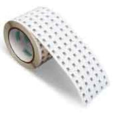 Identco TTL101-700-10 Glossy White Polyester PCB/Component Label, 10,000/Roll
