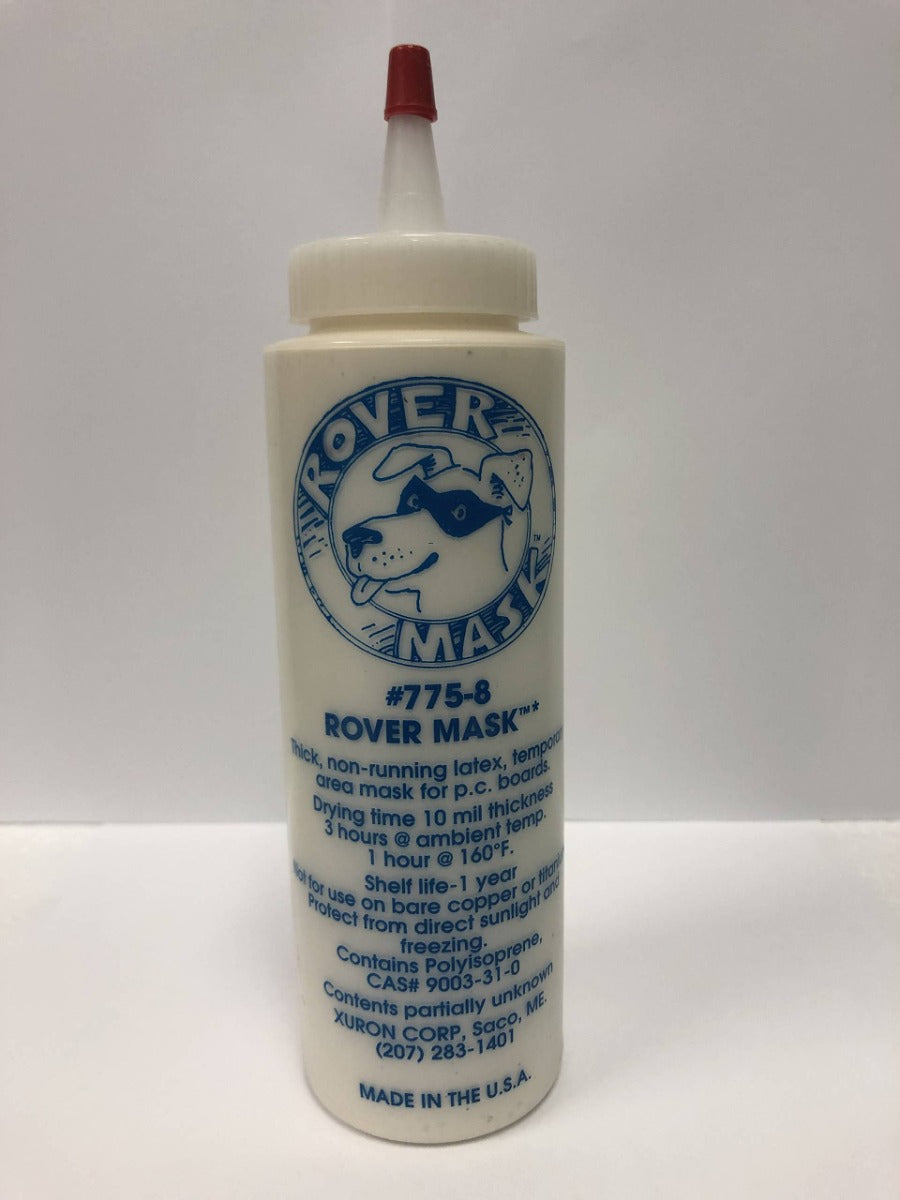 Xuron 775-8 Rover Mask 10mil Liquid Solder Mask in Squeeze Bottle, 8 oz