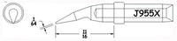 Hexacon J955X 1/64" Sharp Bent Conical Soldering Tip for Therm-O-Trac Stations