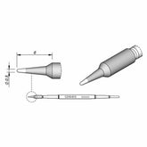 JBC TOOLS C210013 Cartridge Conical, 0.5mm