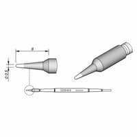 JBC TOOLS C210013 Cartridge Conical, 0.5mm