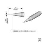 JBC C105101 Cartridge Conical Solder Tip, 0.1mm