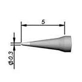 JBC C105103 Cartridge Conical Soldering Tip, 0.3 mm x 5 mm
