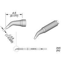 JBC C105110 Bent Solder Tip Cartridge