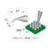 JBC C105124 Conical Bent Solder Tip