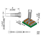 JBC C115125 Chisel Solder Cartridge
