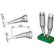 JBC C120011 Bent Micro Cartridge Chisel Tweezer Soldering Tip