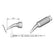 JBC C210014 Bent Cartridge Conical Soldering Tip, 0.5mm