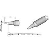 JBC C210021 Chisel Cartridge Soldering Tip, 0.6mm