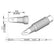 JBC C210028 Spoon Cartridge Soldering Tip, 1.0mm